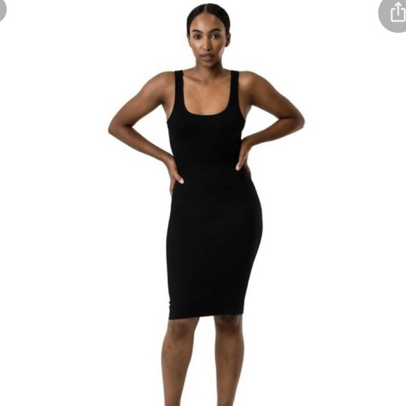 Balance Athletica Dresses & Skirts - Balance Athletica - LINEAR MIDI DRESS - MIDNIGHT
